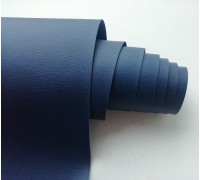 Переплётный кожзам с тиснением под кожу, синий, 35х70 см